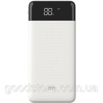 Батарея универсальная Silicon Power GS28 20000mAh, Input 5V/2A(Micro-USB/Type-C), Output 2*USB-A, White