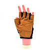 Рукавички для фітнесу MadMax MFG-444 Fitness Brown L, фото 4