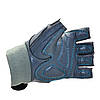 Рукавички для фітнесу MadMax MFG-921 Voodoo Mid grey/light blue S, фото 4