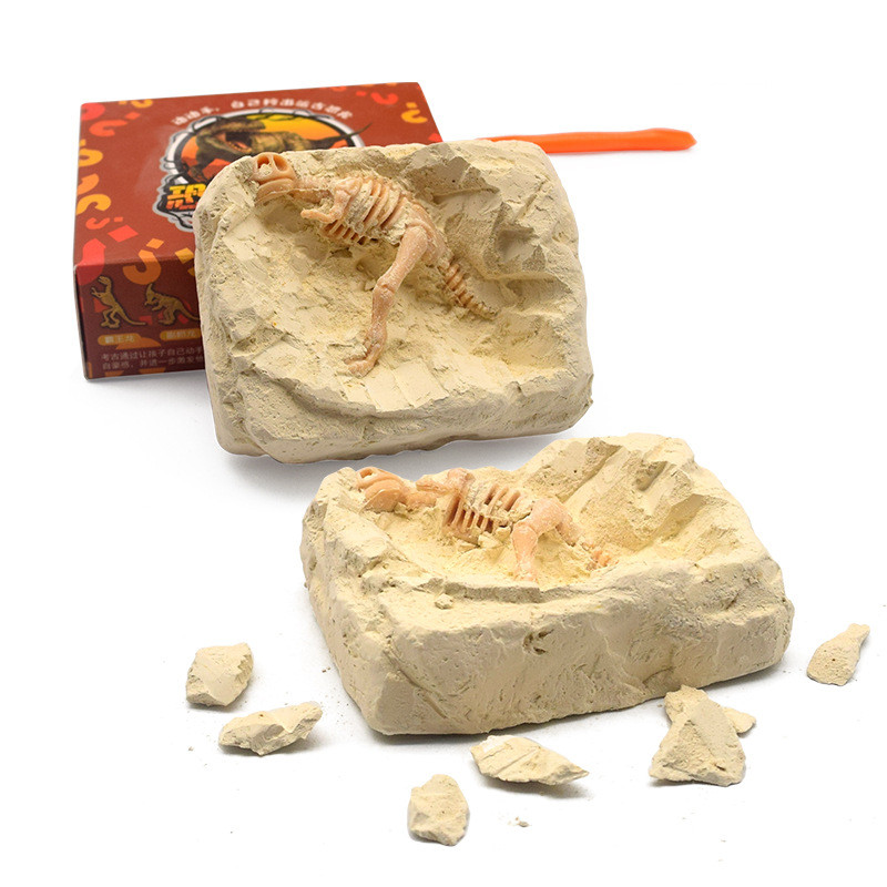 Набір для розкопок Фосілії "Рештки Динозавра в камені"., фото 1