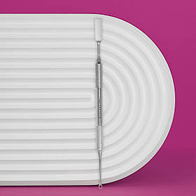 Лопатка манікюрна STALEKS PRO EXPERT 51 Type 1 пушер плоский прямий + кільце