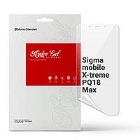 Защитная пленка для Sigma mobile X-treme PQ18 Max (Противоударная гидрогелевая. Прозрачная)