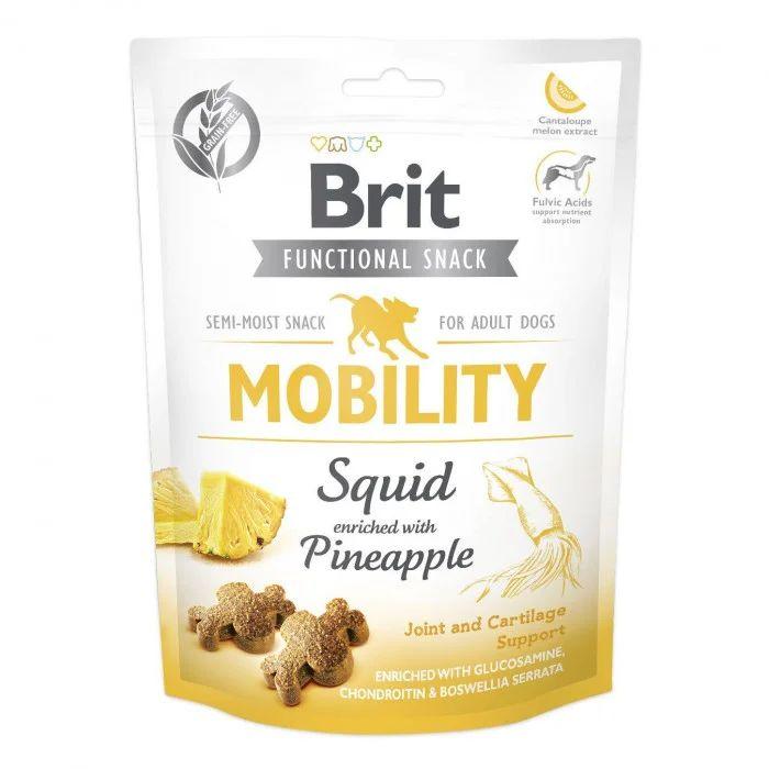Ласощі Brit Care Snack Mobility для собак з кальмаром і ананасом 150 г.