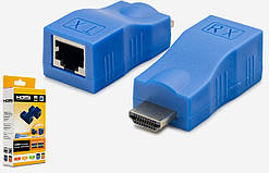 HDMI подовжувач через один кабель, звита пара до 30 метрів
