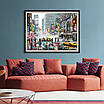 Набір для вишивання за нанесеною на канву схемою  "New York Times Square". AIDA 14CT printed 54*42 см, фото 11