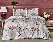 Комплект постільної білизни TAC сатин полуторний розмір Evander