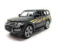 Машинка джип металева АвтоЕксперт Mitsubishi Pajero 1:32 світло/звук Чорна (GT-2156)