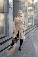 Жіноче кашемірове пальто реглан (S-M,L-XL) idiali (3302011)