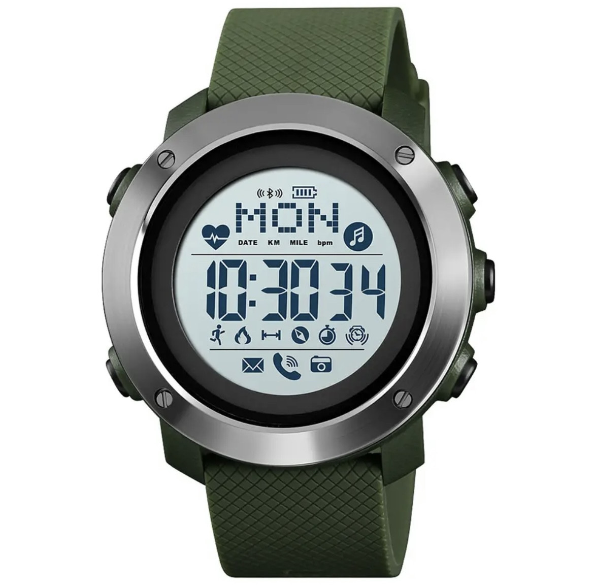 Розумний годинник (Smart Watch) SKMEI 1511 (Army Green), фото 1