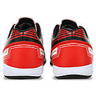 Взуття для футзалу чоловіче Prima 221022-2 розмір 40 Black-Red, фото 3