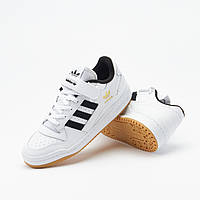 Кроссовки Adidas Forum Low White Black, женские кроссовки, Адидас Форум