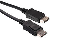 Кабель DisplayPort(DP) - DisplayPort(DP) 1.8м TRY Wire черный