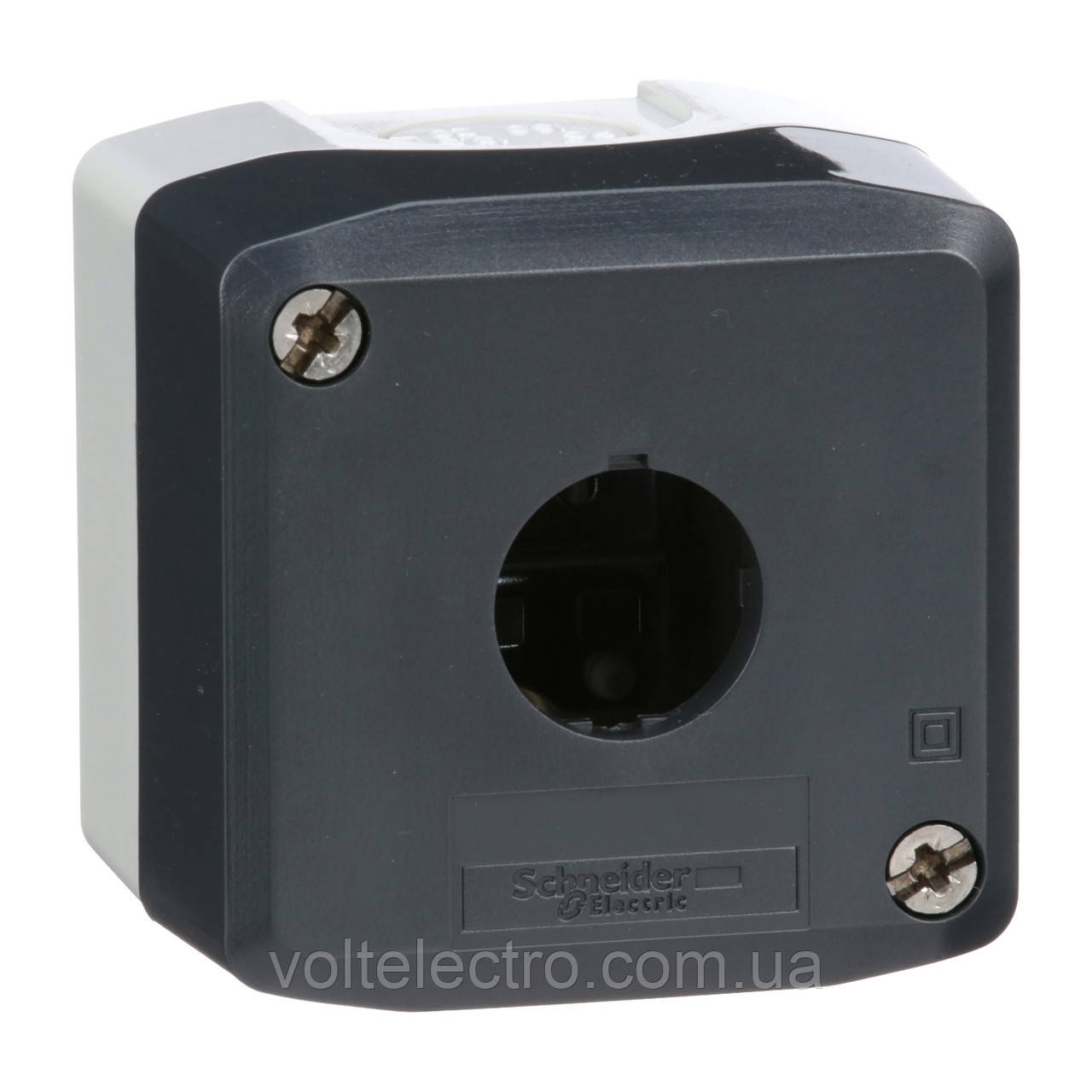 Порожній сірий кнопковий пост 1 отвір Harmony XALD Schneider Electric XALD01 IP65