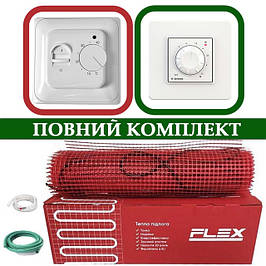 Комплекти з нагрівальним матом Flex EHM-175 + механічний терморегулятор