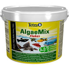 СРОК 02.2024! Сухий корм для акваріумних риб Tetra Algae Mix у пластівцях 10 л/1,75 кг (для травоїдних риб)