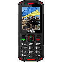 Мобильный телефон Sigma mobile X-treme PA68 Black-Red UA-UCRF [88565]