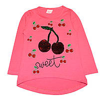 Батник паєтки перевертиши "Вишенька"(від 2 до 5 років)