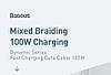 Кабель зарядный Baseus  Dynamic Series Type-C to Type-C 100W 1 м Gray (CALD000216), фото 3