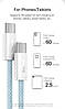 Кабель зарядный Baseus  Dynamic Series Type-C to Type-C 100W 1 м Gray (CALD000216), фото 10