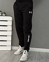 Чоловічий спортивний костюм демісезонний із худі Under Armour чорний/ костюм на весну, осінь Андер Армор, фото 6
