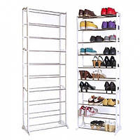 Полка складная для обуви, стойка подставка Amazing Shoe Rack Органайзер для обуви 30 пар