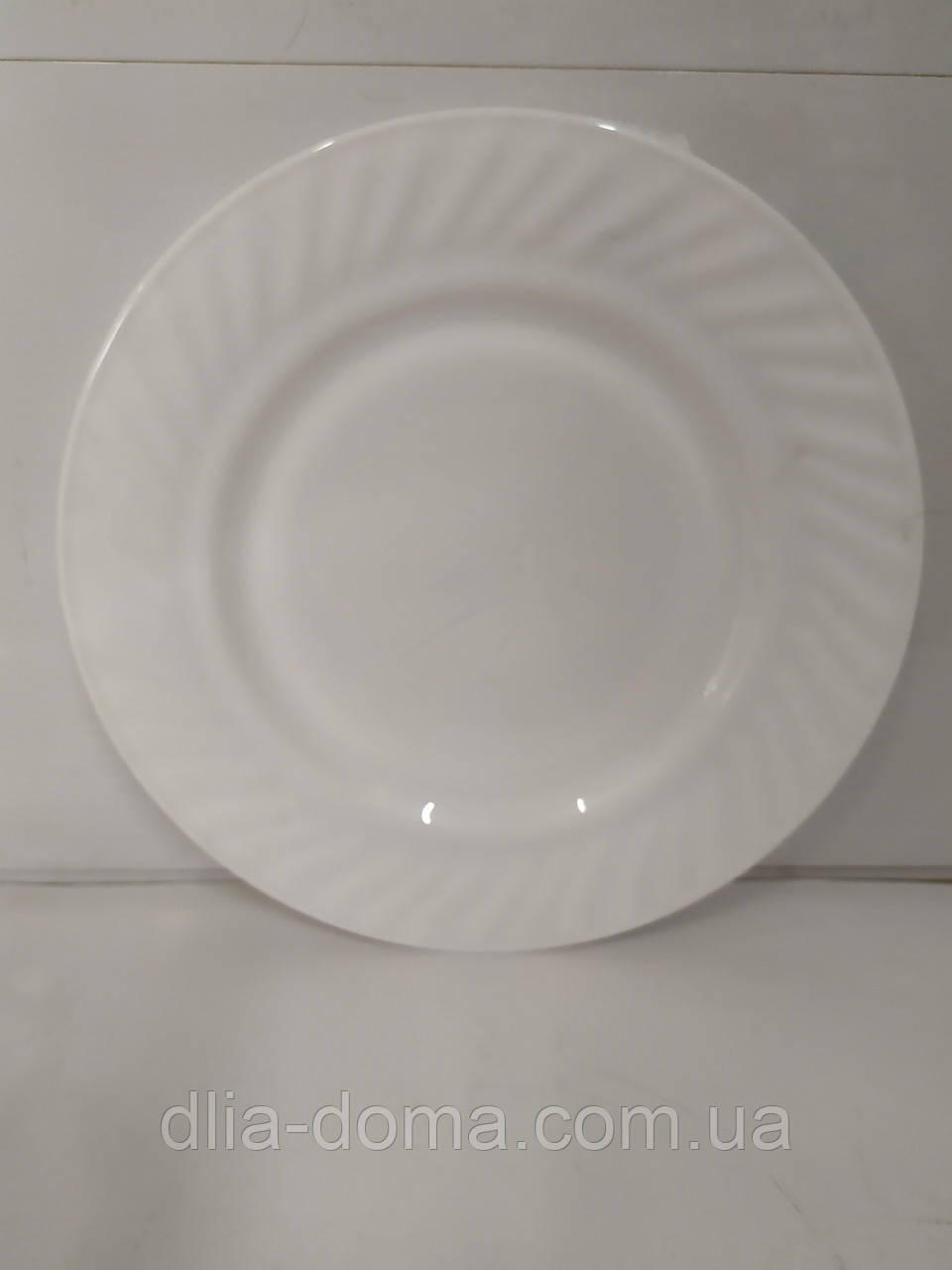 Біла тарілка дрібна No8 20 см, фото 1