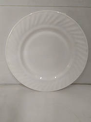 Біла тарілка дрібна No8 20 см