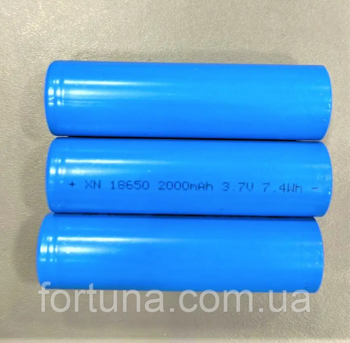 Акумулятор 18650/2000mAh/3.7V/Blue/Li-Ion