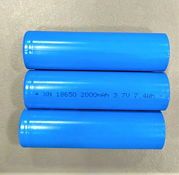 Акумулятор 18650/2000mAh/3.7V/Blue/Li-Ion