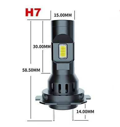 H7 LED CANBUS лампа 2шт. ближнє-дальне світло головна фара
