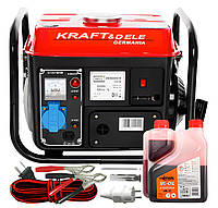 Электро-генераторы Kraft Dele KD-109, 1,3 кВт Генератор бензин для дома (230В/50Гц) Бензиновый генератор