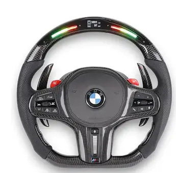 Карбонове кермо LED BMW M5 F90 БМВ М5 Ф90 руль з карбону