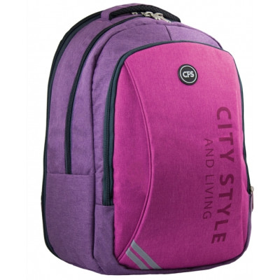 Рюкзак шкільний Cool For School 44x32x20 см 28 л Фіолетово-малиновий (CF86588-05)