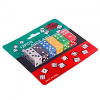 Кости игральные для игр IG-15127 (пластик, р-р 1,5x1,5 см, 12 шт.), Набор игральных костей, Кубики игральные
