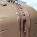 Пластикова валіза великого розміру 115 л Snowball пудрова, фото 3