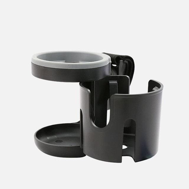 Підсклянник універсальний для дитячої коляски та велосипеда 2в1 Jjovce Чорний, фото 1