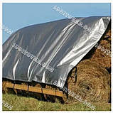 Тент міцний Plandeka Mocna тарпаулін 6х8 м. щільністю 110-120 г/м2 з металевими люверсами, захист від сонця, вітру і дощу, Польща., фото 5