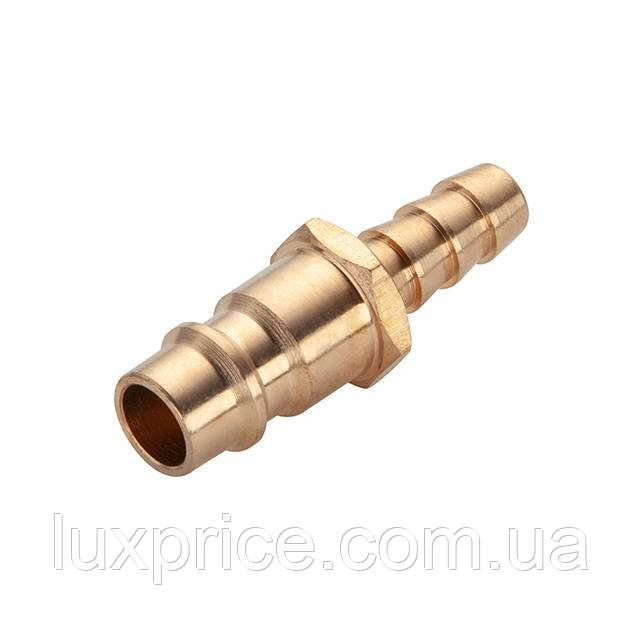 Перехідник зі шланга 8 мм на штирьову частину швидкороз'ємного з'єднання INTERTOOL PT-1822 Luxprice, фото 1