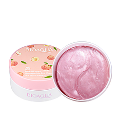 Патчі для шкіри навколо очей омолоджувальні Bioaqua Peach Extract Hexapeptide Eye Mask 60 шт BQY94865