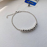 Срібний браслет Кульки