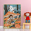 Набір для вишивання за нанесеною на канву схемою "The Sound of Music in the Forest". AIDA 14CT printed 47*63 см, фото 11