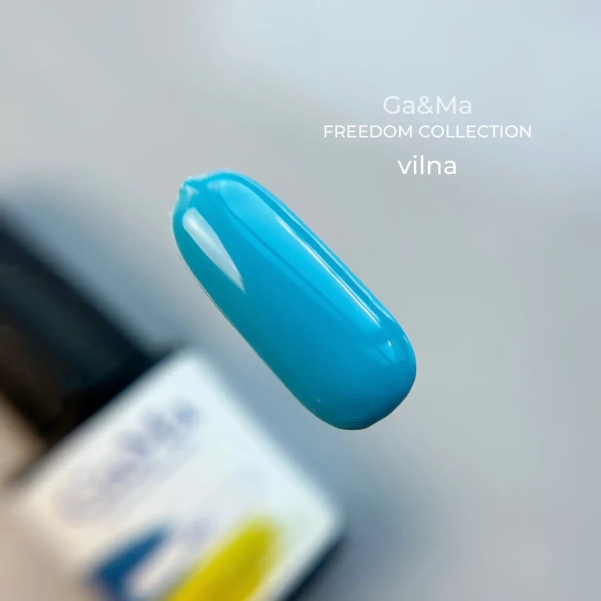 Гель-лак Ga&Ma Freedom collection/ колекція воля блакитний, 10 мл