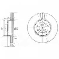 ДИСК ТОРМОЗНОЙ ПЕРЕДН DELPHI BG3628 BMW X3 (E83), BMW X5 (E53), BMW X5 (E53), BMW X5 (E53), BMW X5 (E53), BMW