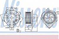 Вентилятор салона NISSENS 87064 AUDI 80 (8C, B4), AUDI 80 (8C, B4), AUDI 80 (8C, B4), AUDI 80 (8C, B4), AUDI