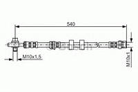 Гальмiвний шланг BOSCH 1987476978 SEAT CORDOBA (6L2), SEAT CORDOBA (6L2), SEAT CORDOBA (6L2), SEAT CORDOBA