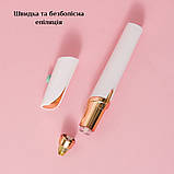 Тример/машинка для стриження брів жіночий на акумуляторі MEOKO X6-C білий (GS-106725), фото 8