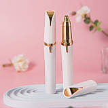 Тример/машинка для стриження брів жіночий на акумуляторі MEOKO X6-C білий (GS-106725), фото 7