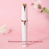 Тример/машинка для стриження брів жіночий на акумуляторі MEOKO X6-C білий (GS-106725), фото 9