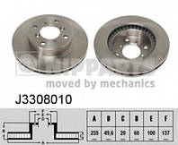 Гальмiвний диск NIPPARTS J3308010 SUZUKI BALENO (EG), SUZUKI BALENO (EG), SUZUKI BALENO (EG), SUZUKI BALENO