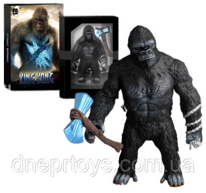 Ігрова фігурка Кінг Конг Острів черепа , King Kong з рухливими суглобами іграшка 31 см (9898-12)